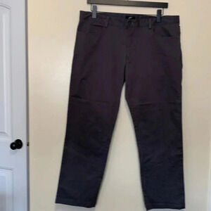 Calvin Klein  slim fit, charcoal gray cotton pants, 38 x 30